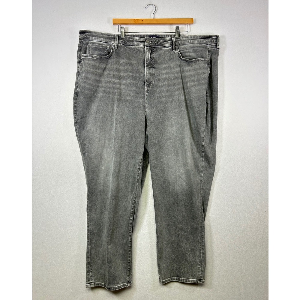 Casual‎ NYDJ Womens 24W Grey Margot Girlfriend Lift Tuck High Rise Stretch Jeans